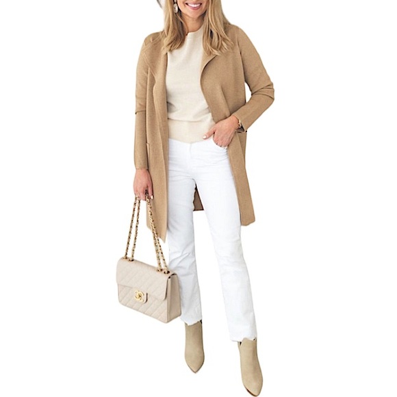 J. Crew Sweaters New J Crew Juliette Sweater Blazer Khaki Sz Medium